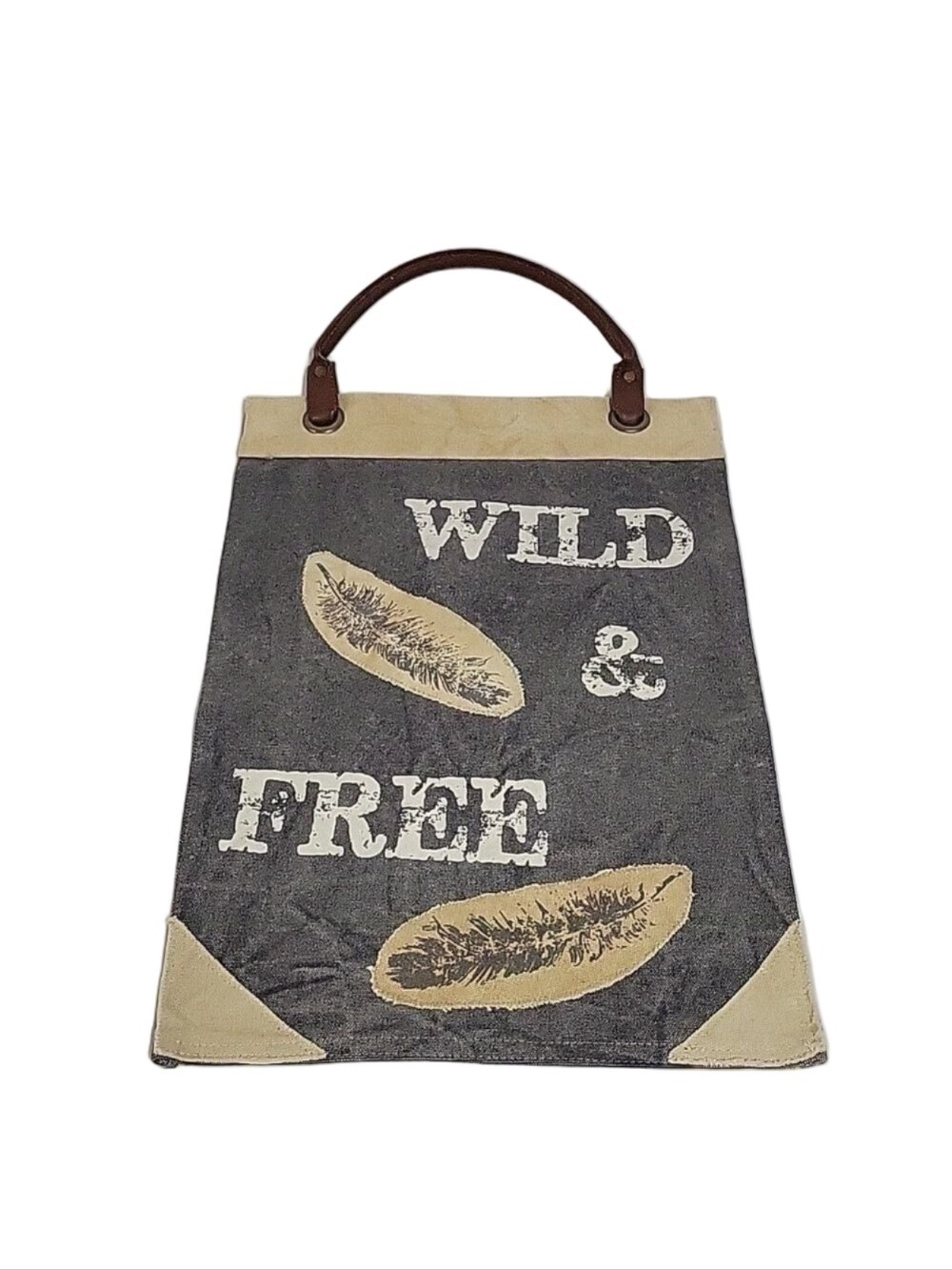 Primatives by Kathy "Wild & Free" Cotton Banner, 12"X18"